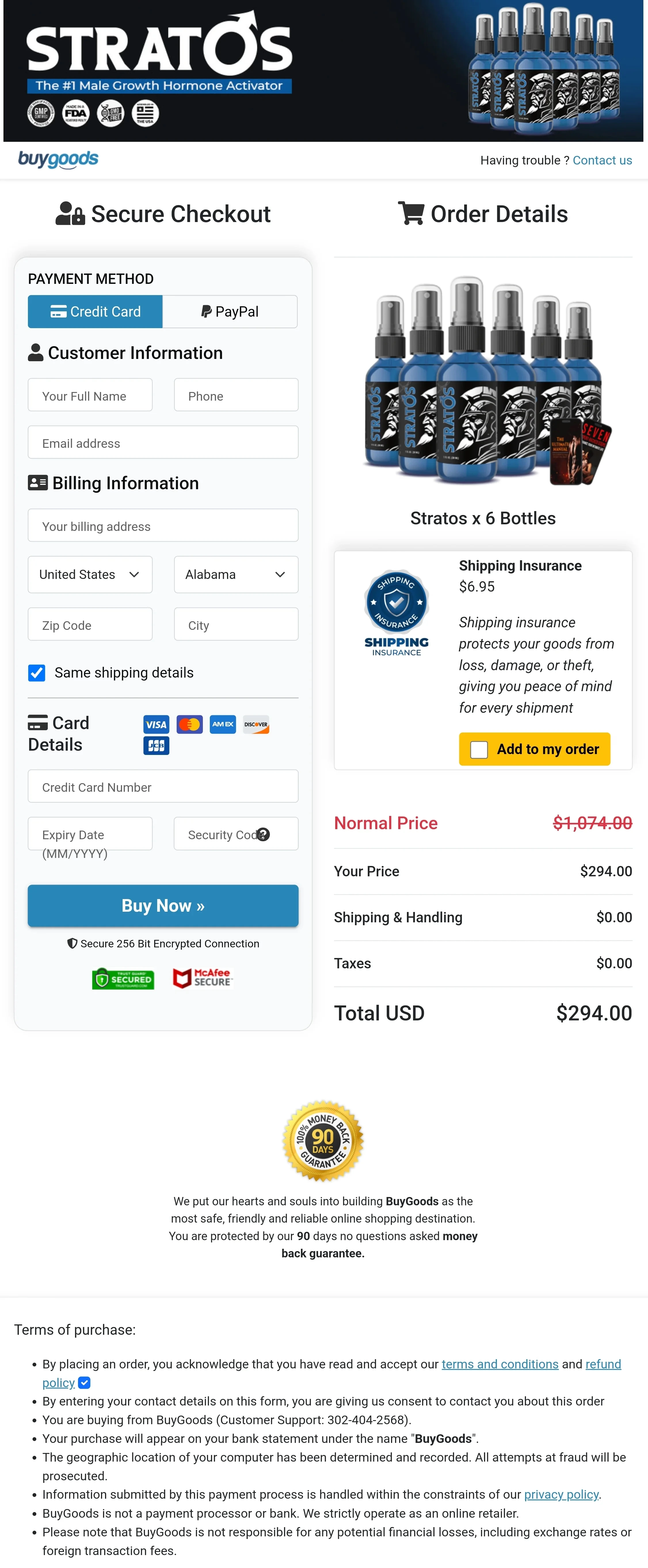 Ikaria Lean Belly Juice stratos-alpha-secure-checkout-page